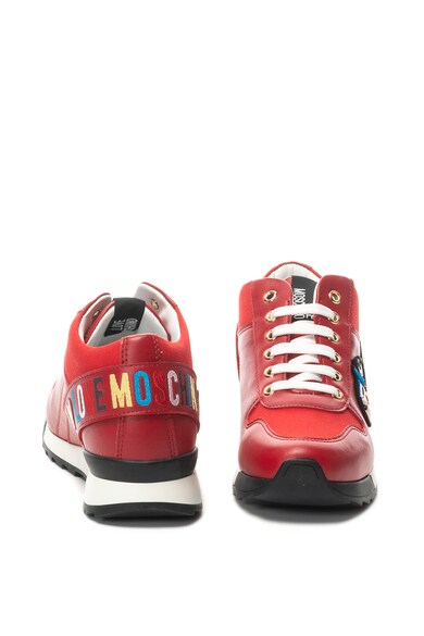 Love Moschino Rejtett telitalpú sneakers cipő hímzett logóval női