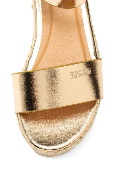 Big Star Sandale wedge tip espadrile de piele ecologica Femei