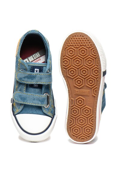 Big Star Tenisi de denim cu inchidere velcro Fete