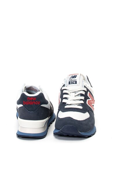 New Balance 574 nubuk bőr és hálós sneakers cipő férfi