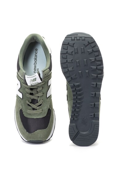 New Balance 574 nyersbőr és hálós anyagú sneakers cipő férfi