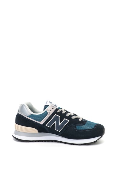 New Balance Pantofi sport de piele intoarsa si plasa 574 Barbati