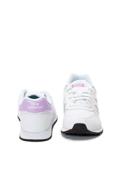 New Balance 500 bőr sneakers cipő hálós anyagbetétekkel női