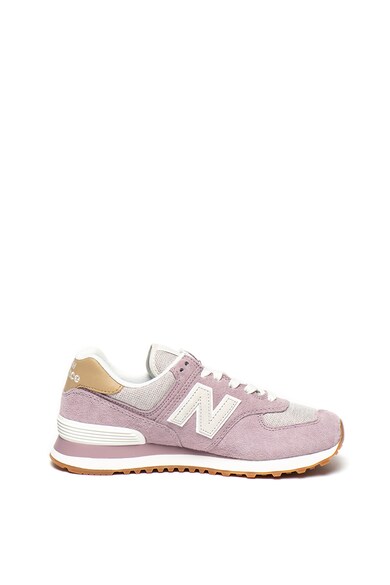 New Balance 574 sneaker nyersbőr szegélyekkel női