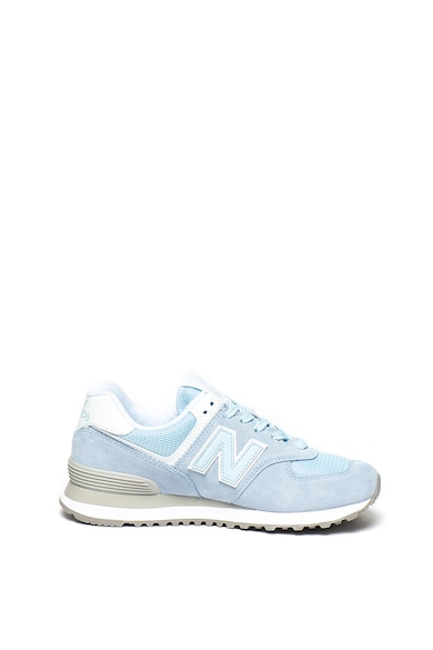 New Balance 574 nyersbőr sneaker hálós anyagbetétekkel női