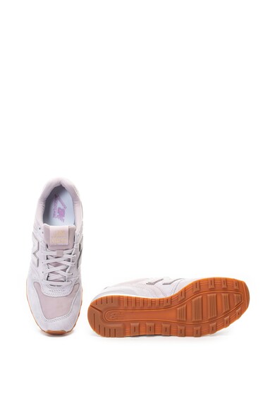 New Balance Pantofi sport de piele intoarsa, cu insertii de material textil 996 Femei