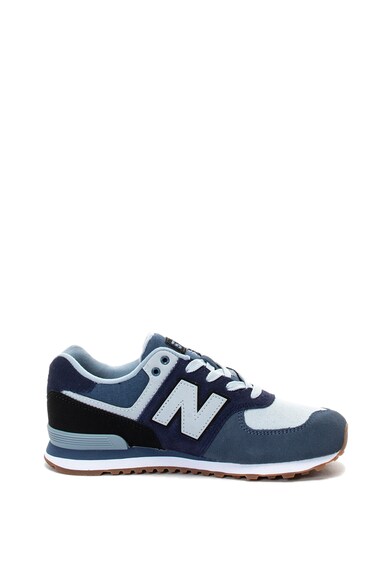 New Balance 574 nyersbőr sneakers cipő textilbetétekkel női