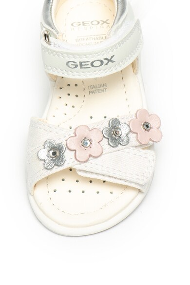 Geox Кожени сандали Verred с флорални детайли Момичета
