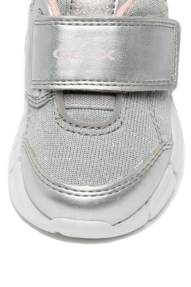 Geox Спортни обувки Flexyper с велкро и детайли от еко кожа Момичета