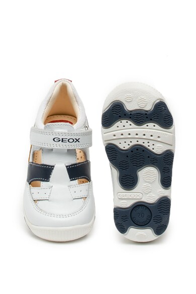 Geox Pantofi de piele si material textil cu velcro New Balu Baieti