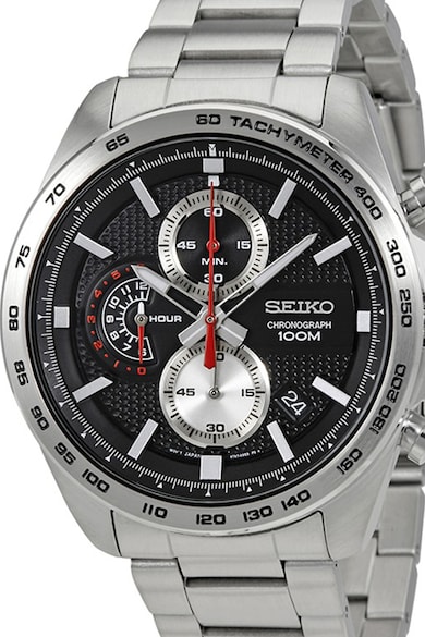 Seiko Часовник от неръждаема стомана с хронометър Мъже