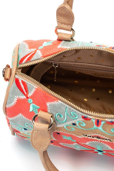 DESIGUAL Geanta bowler cu flori brodate Mary Jackson Femei