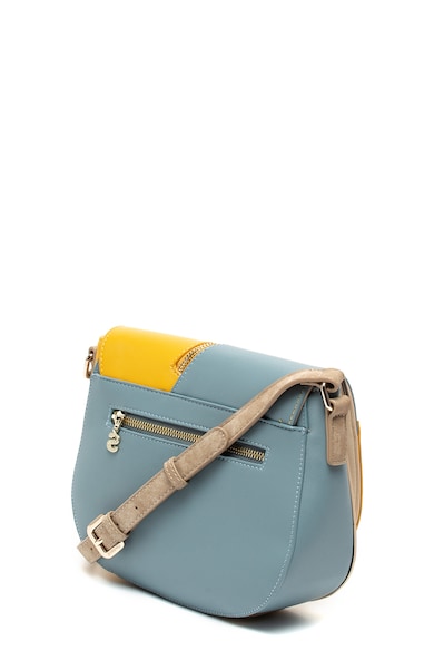 DESIGUAL Colorblock keresztpántos táska dekoratív cipzárral női