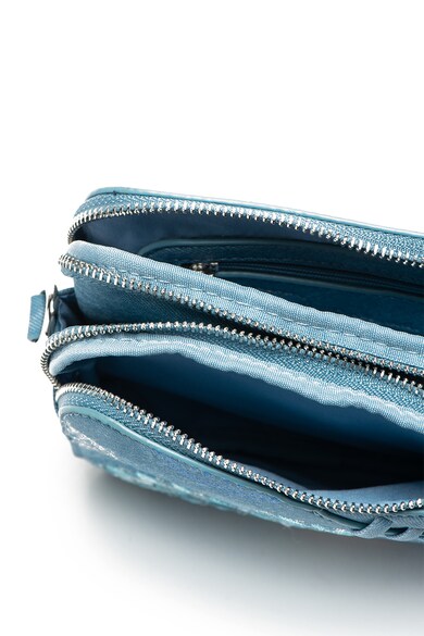 DESIGUAL Geanta crossbody cu mandale si aspect de denim Femei