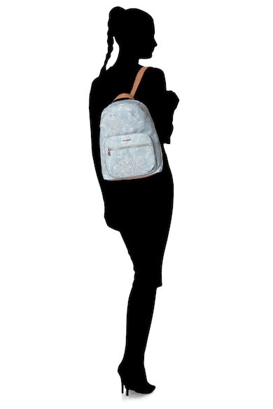DESIGUAL Lima műbőr hátizsák hímzett részletekkel női