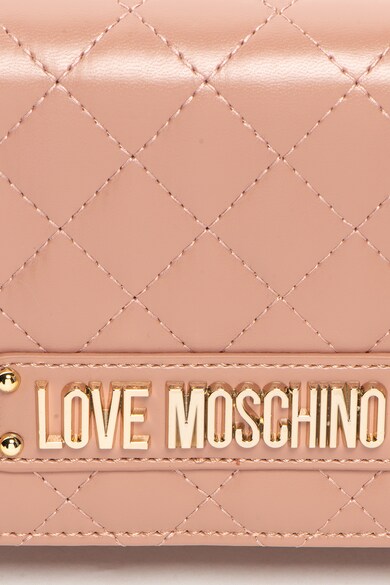 Love Moschino Geanta crossbody de piele ecologica, cu aspect matlasat Femei