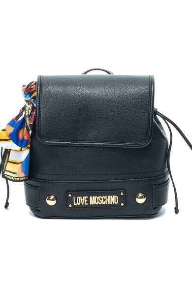 Love Moschino Rucsac de piele ecologica cu aplicatie logo Femei