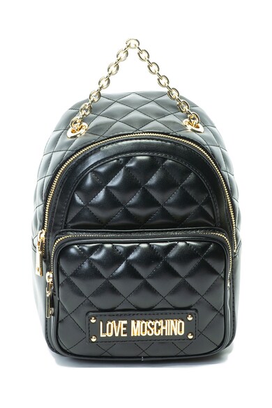 Love Moschino Rucsac mic de piele ecologica, cu aspect matlasat Femei