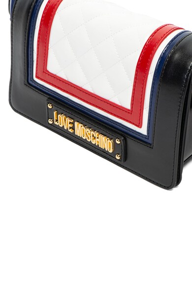 Love Moschino Műbőr keresztpántos táska colorblock dizájnnal női