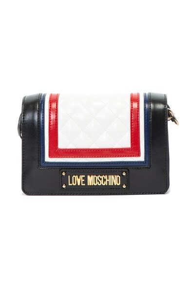 Love Moschino Műbőr keresztpántos táska colorblock dizájnnal női