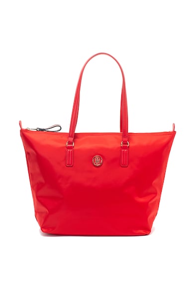 Tommy Hilfiger Geanta shopper cu aplicatie logo metaliza Poppy Femei