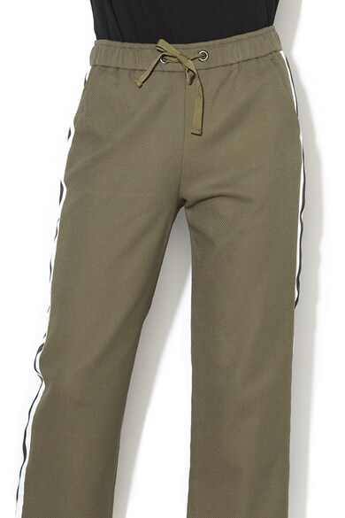 Sisley Pantaloni cu segmente laterale contrastante Femei