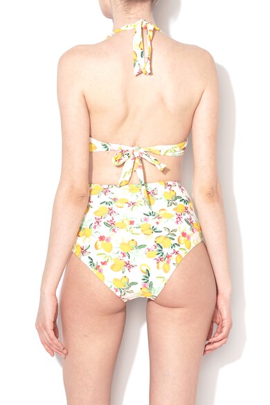 ESPRIT Bodywear Panama Lemon mintás enyhén párnázott fürdőruha felső női
