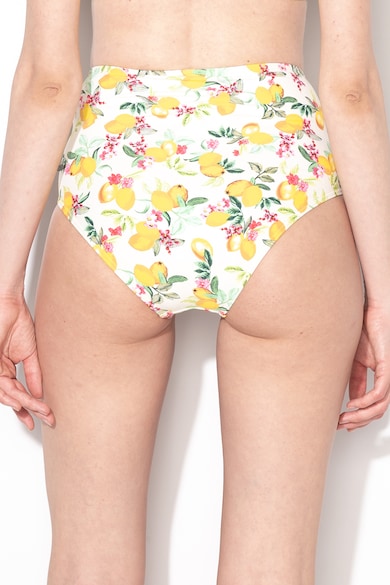 ESPRIT Bodywear Panama Lemon mintás magas derekú fürdőruha alsó női