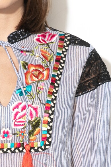DESIGUAL Bluza tip tunica cu detalii brodate Marina Femei