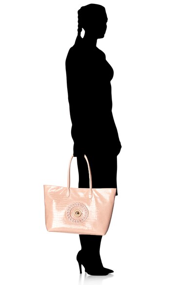 Versace Jeans Linea R műbőr shopper fazonú táska krokodilbőr hatású mintával női