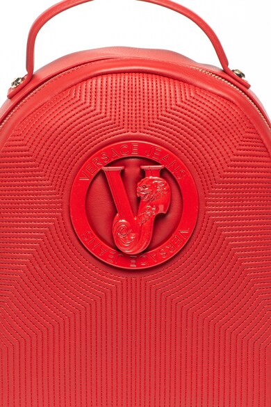 Versace Jeans Раница Linea от еко кожа и метално лого Жени