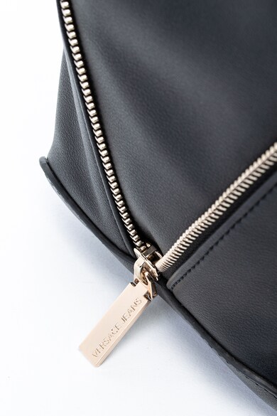 Versace Jeans Geanta shopper de piele ecologica, cu broderie logo Femei