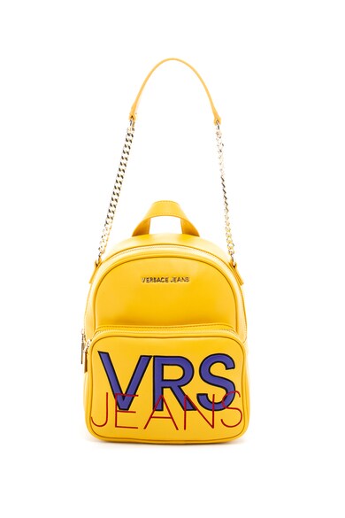 Versace Jeans Rucsac de piele ecologica, cu logo Femei