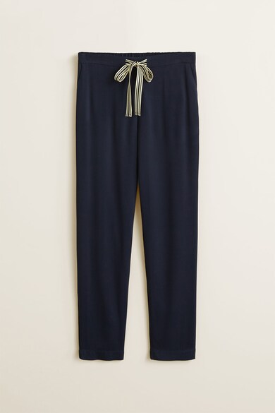 Mango Pantaloni straight fit Fluido Femei