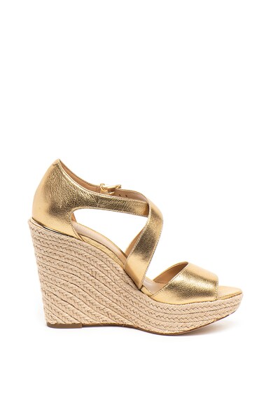 Michael Kors Sandale wedge de piele Abbott Femei