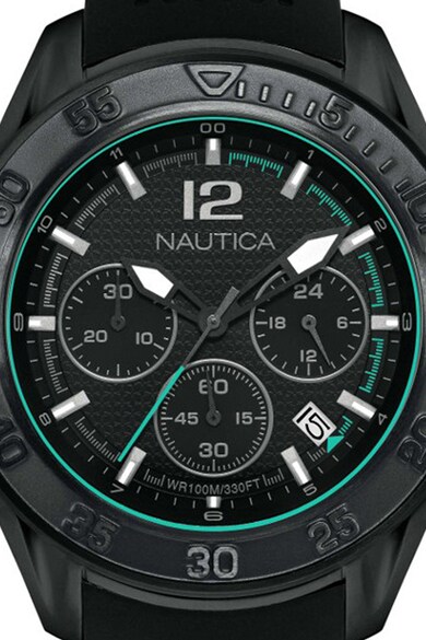 Nautica Часовник с хронограф и силиконова каишка Мъже