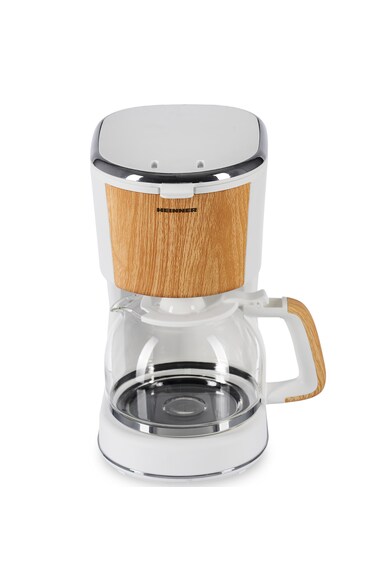 Heinner Cafetiera  , 900 W, 1.25 L, filtru detasabil, anti-picurare, oprire automata, Alb Femei