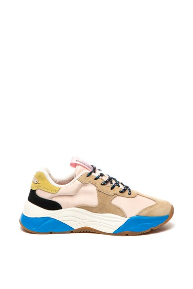 Scotch & Soda Celest colorblock szatén és nyersbőr sneaker női