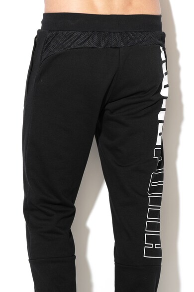 Puma Pantaloni sport cu imprimeu logo, pentru fitness DryCell Barbati