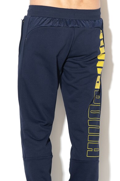 Puma Pantaloni sport cu imprimeu logo, pentru fitness DryCell Barbati