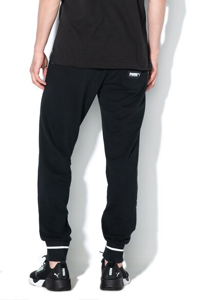 Puma Pantaloni sport cu broderie logo, pentru antrenament Athletics Barbati