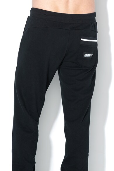 Puma Pantaloni sport cu broderie logo, pentru antrenament Athletics Barbati