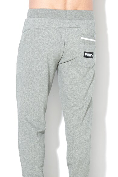 Puma Pantaloni sport cu broderie logo, pentru antrenament Athletics Barbati