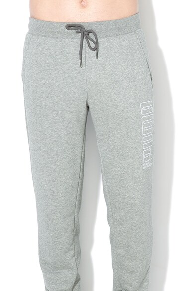 Puma Pantaloni sport cu broderie logo, pentru antrenament Athletics Barbati