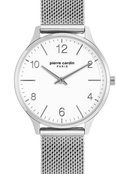 Pierre Cardin Часовник с метална мрежеста верижка и лого Жени