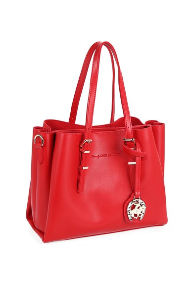 Beverly Hills Polo Club Geanta tote mica de piele ecologica cu talisman Femei