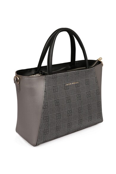 Laura Ashley Geanta shopper de piele ecologica, cu insertie houndstooth Femei