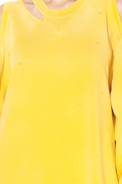 Diesel Rochie tip bluza sport supradimensionata cu decupaje pe umeri Carli Femei