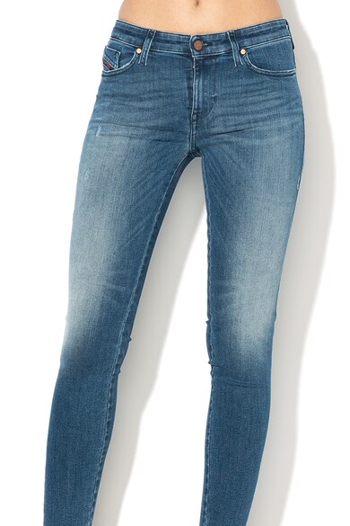 Diesel Blugi super skinny fit cu aspect decolorat Femei