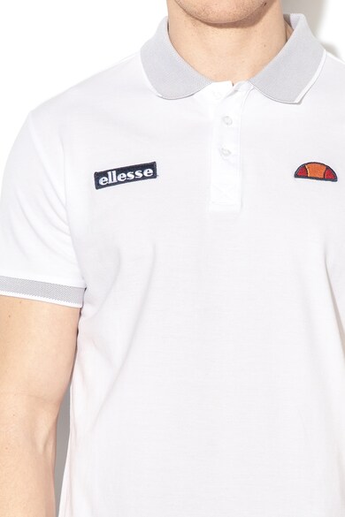 ELLESSE Heritage galléros póló hímzett foltrátétekkel férfi